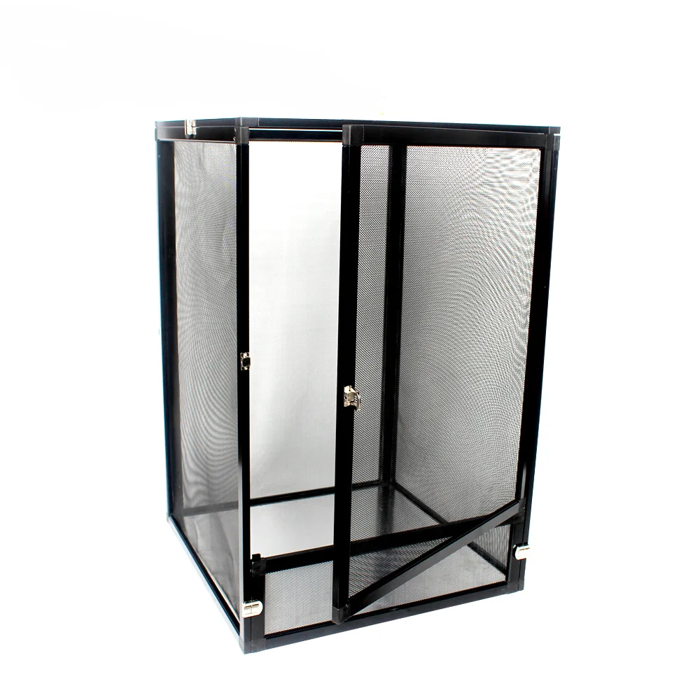 Aluminium Alloy Cage Reptile Screen Enclosure Chameleon Cage Reptile Terrarium Mesh Cage