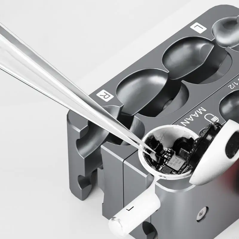 أداة مشبك صيانة سماعة الرأس خفيفة الوزن، 360 درجة قابلة للتعديل، دوارة، لا شيء تشوه الفك لإصلاح الرقاقة وM4YD #5