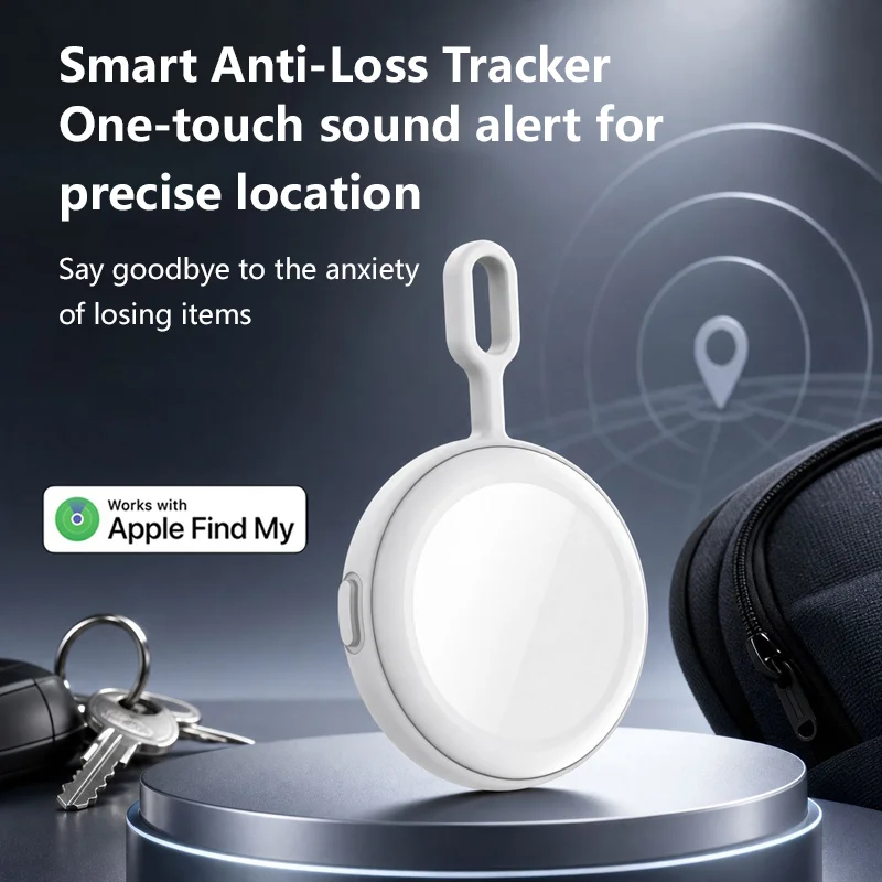 Smart Bluetooth Tracker Tag Works With Tracking Locator Device Anti-lost Item Finder for Keys Bag Applicable to Apple Android
