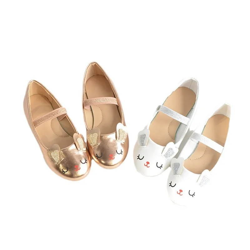 

Модная детская кожаная обувь с героями мультфильмов, осень 2023, новая повседневная обувь на плоской подошве для девочек, простая универсальная детская обувь для выступлений, Zapatos