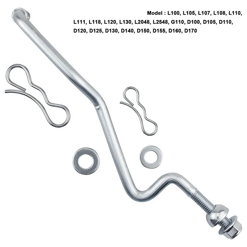 Kit di parti del braccio di tiro anteriore GX20497 altamente raccomandato per John Deere GX20497A M112982 H135891 24M7044, per collegamento di sollevamento del ponte del tosaerba