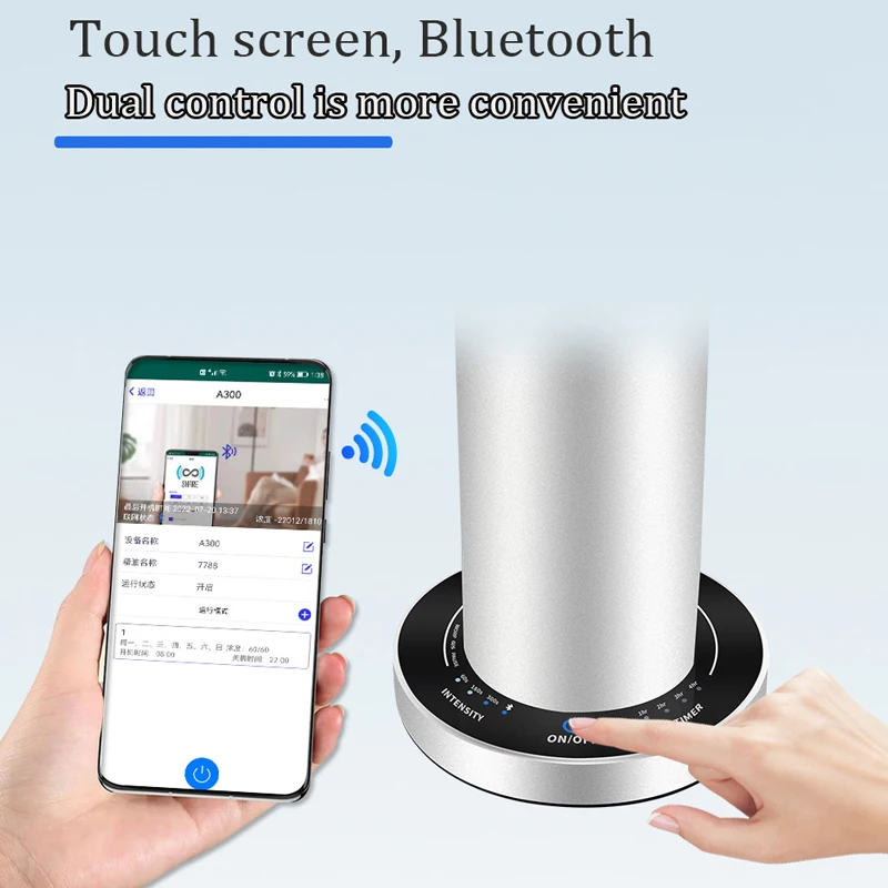 Electric Aroma Diffuser  Air Freshener Bluetooth Control Smart Diffuser  Waterless Essential Oils Scent Machine for Hotels