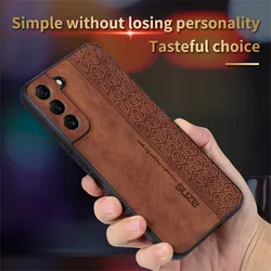 For Samsung Galaxy S22 Чехол Для Back Cover Skin Feel Shockproof Leather Case Soft Funda For Galaxy S22 S21 S23 Plus Ultra Fe
