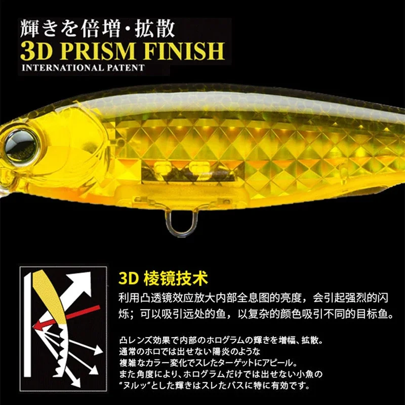 1 sztuk 90mm 9.2g pływające Minnow przynęty Pesca Wobbler słonowodne pstrąg Bass sztuczna przynęta hurtownia grzechotki Swimbait — zdjęcie 5
