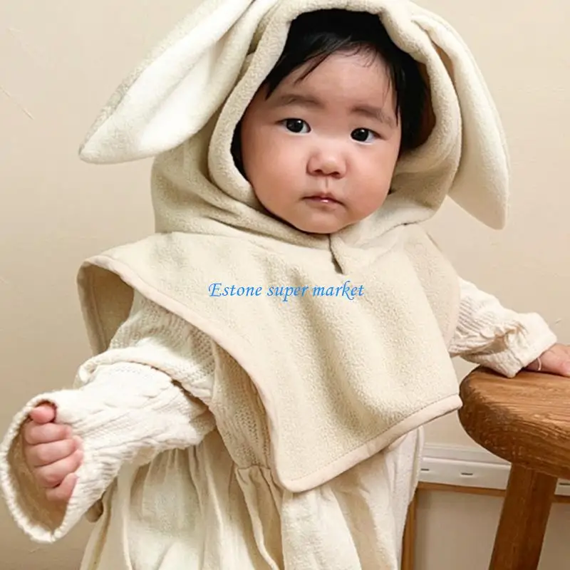 090B Winter Infant Bear Ears Hat Kids Earflap Hat Child Windproof Fleece Hat Lovely Designs Kids Girls Earflap Beanie Gift