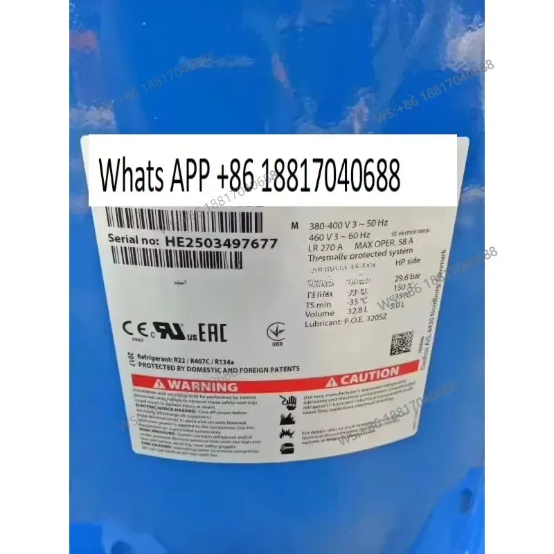 1PC for SY300A4ABE Refrigeration Compressor for SY300A4CBC Air Conditioner Accessories for SY380A4CBB New Replacement Part