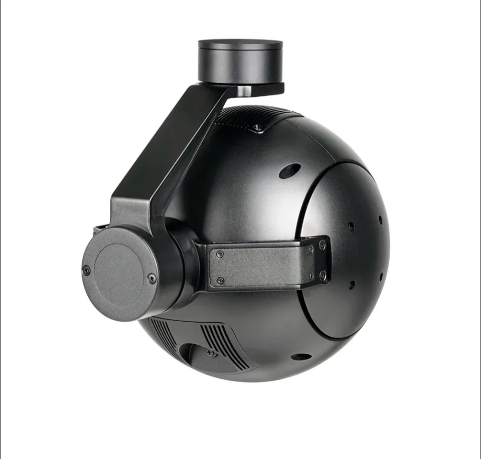 Q20KTIRM 4K 20X Zoom Óptico EO/IR 3km Laser Telêmetro Sensor Triplo Câmera Gimbal de Rastreamento de Objetos para Drone