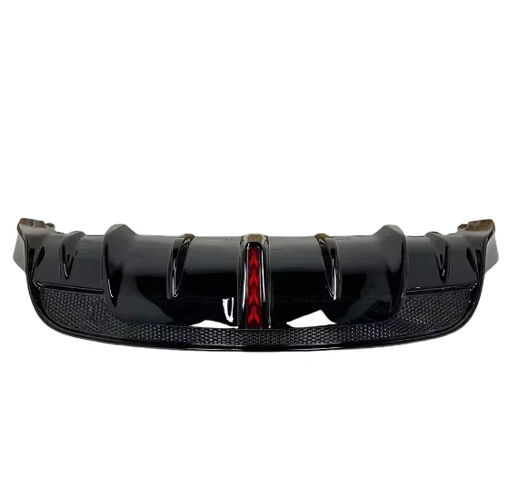 Upgraded versionDry Carbon Fiber Rear Diffuser Rear Bumper Lip High Quality Car Parts for   Model Y