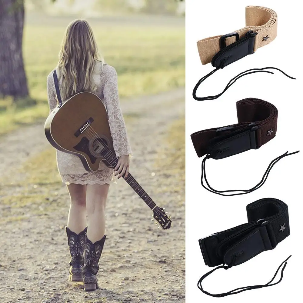 Acoustic Folk Guitarra Electric Guitar Bass Strap Picks Holders Guitar Shoulder Belt Guitar Strap Guitar Belts Ends Strap