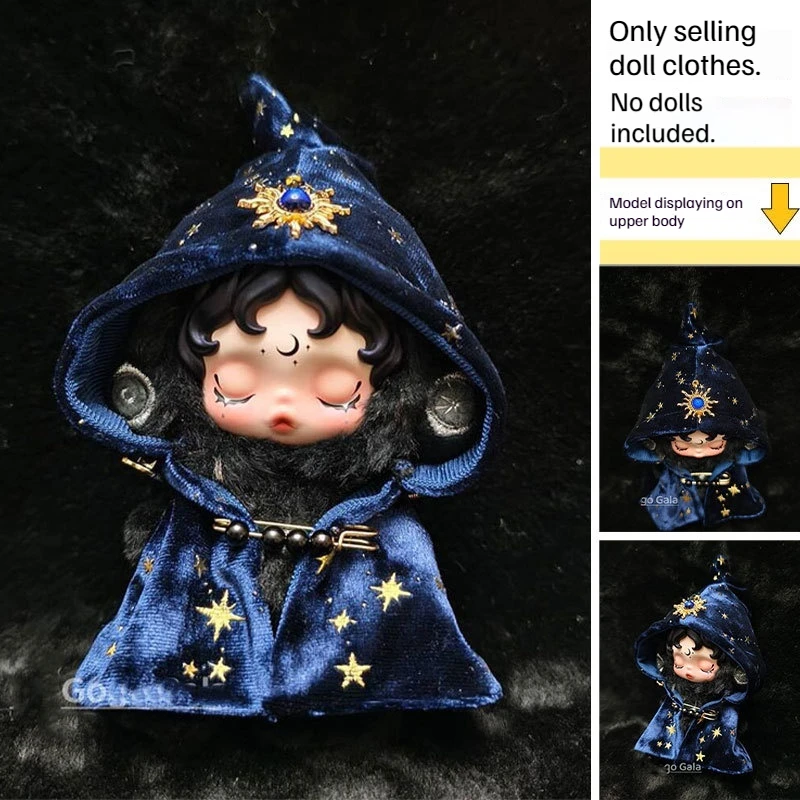 

Одежда Skullpanda V3 You Found Me Series, новое кукольное платье, комплект плащ «Таинственная волшебная ведьма», темная серия, аксессуары, подарок