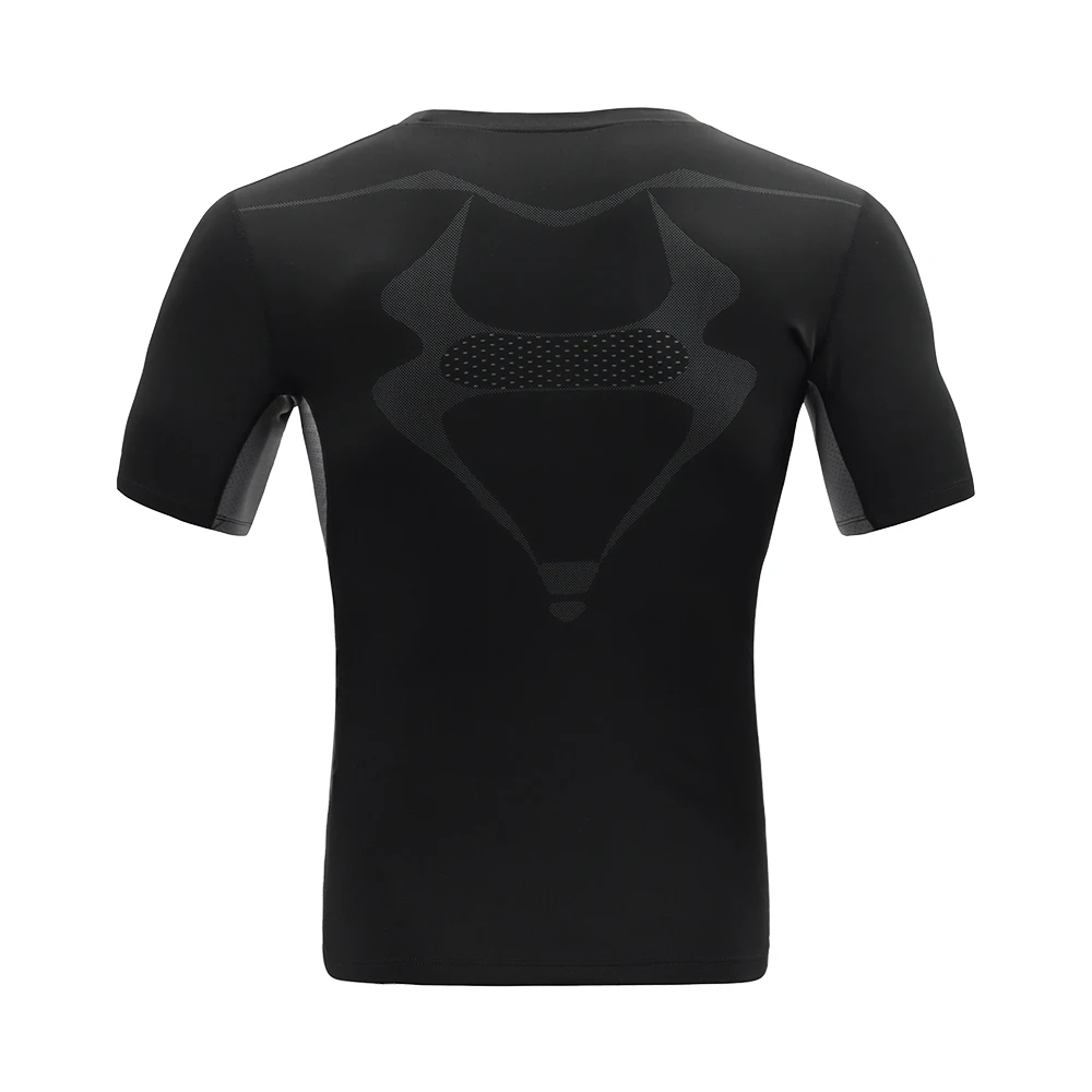 Men Fitness Sportswear Bodybuilding Sport T-shirt Short Sleeve Compression Running Shirt Quick Dry Gym Workout Tights