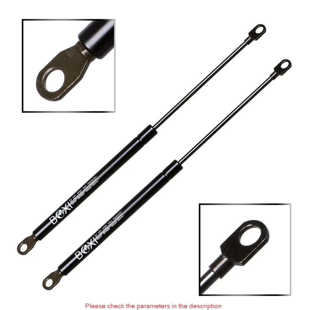2 Pcs 4673 Universal Lift Strut Extended Length: 10.00 Inch Compressed Length: 6.75 Inch Force: 71Lbs 10.2mm Eyelet End spring