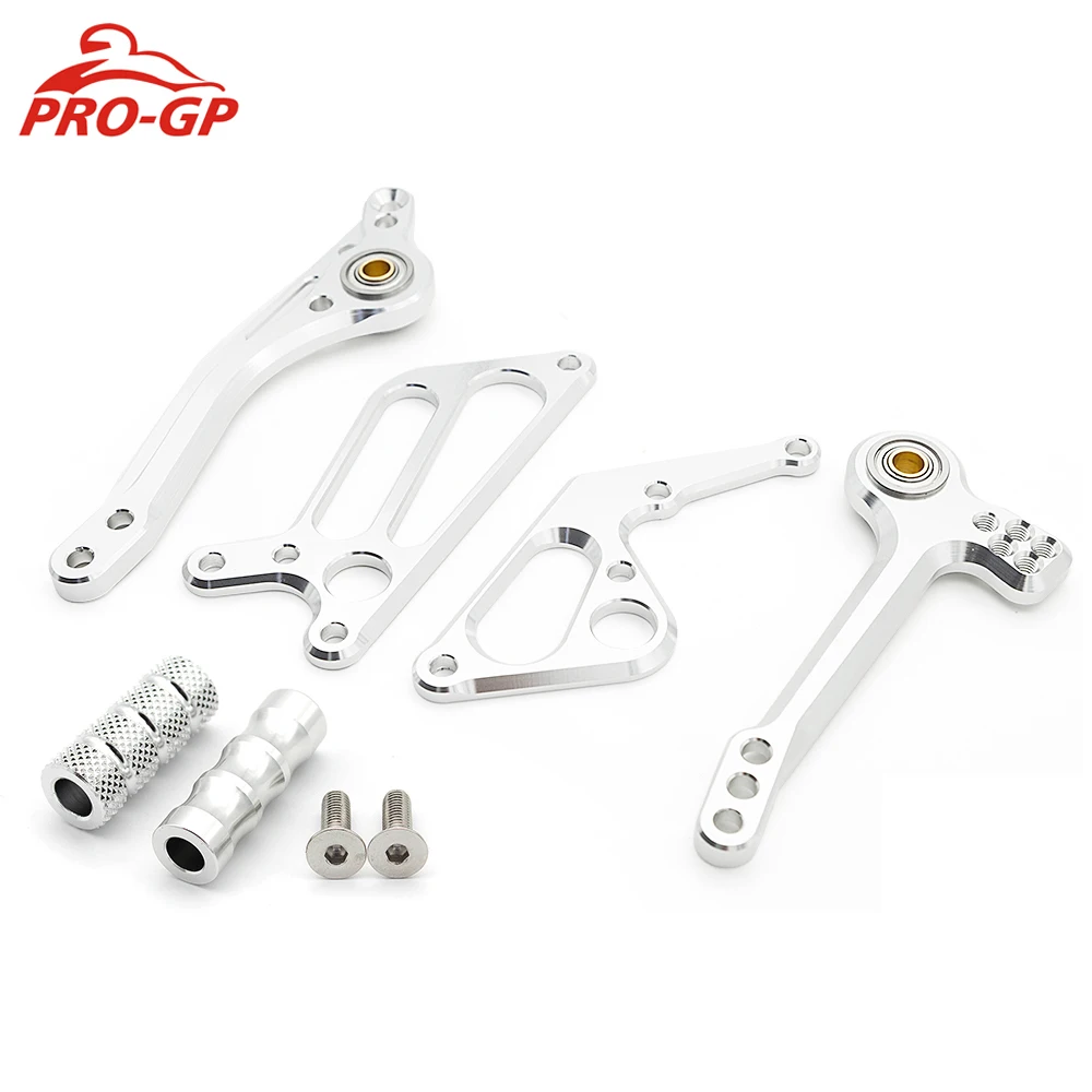 

Motorcycle Rearset Footpeg Foot Peg Pedal Brake Gear Lever + Wings For Ducati Monster 696 1100 1100-S 1100 EVO