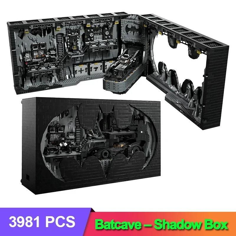 

3981PCS Superhero Batcave Building Blocks Set 76252, Large Home Decor Ornament Model, Perfect for Festivals & Birthday Gifts