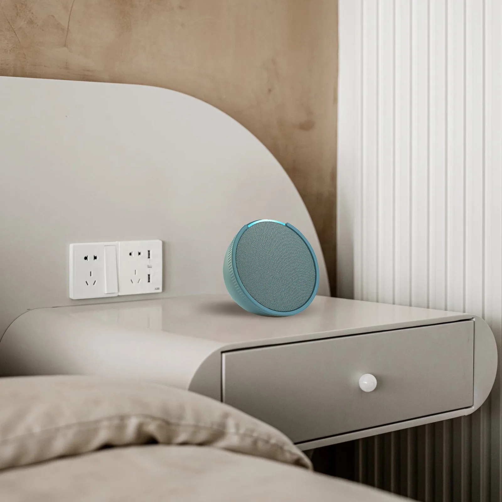 

Silicone Speaker Cover Compatible Flexible Speaker Stand Protector Full Body Silicone Case Precise Fit Easy Access