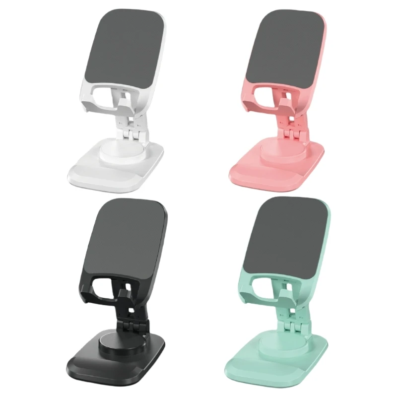 652F Adjustable Cellphone Stand for Desk Foldable Desktop Phone Holder NonSlip Cradle Dock for All Types of Mobile Phone