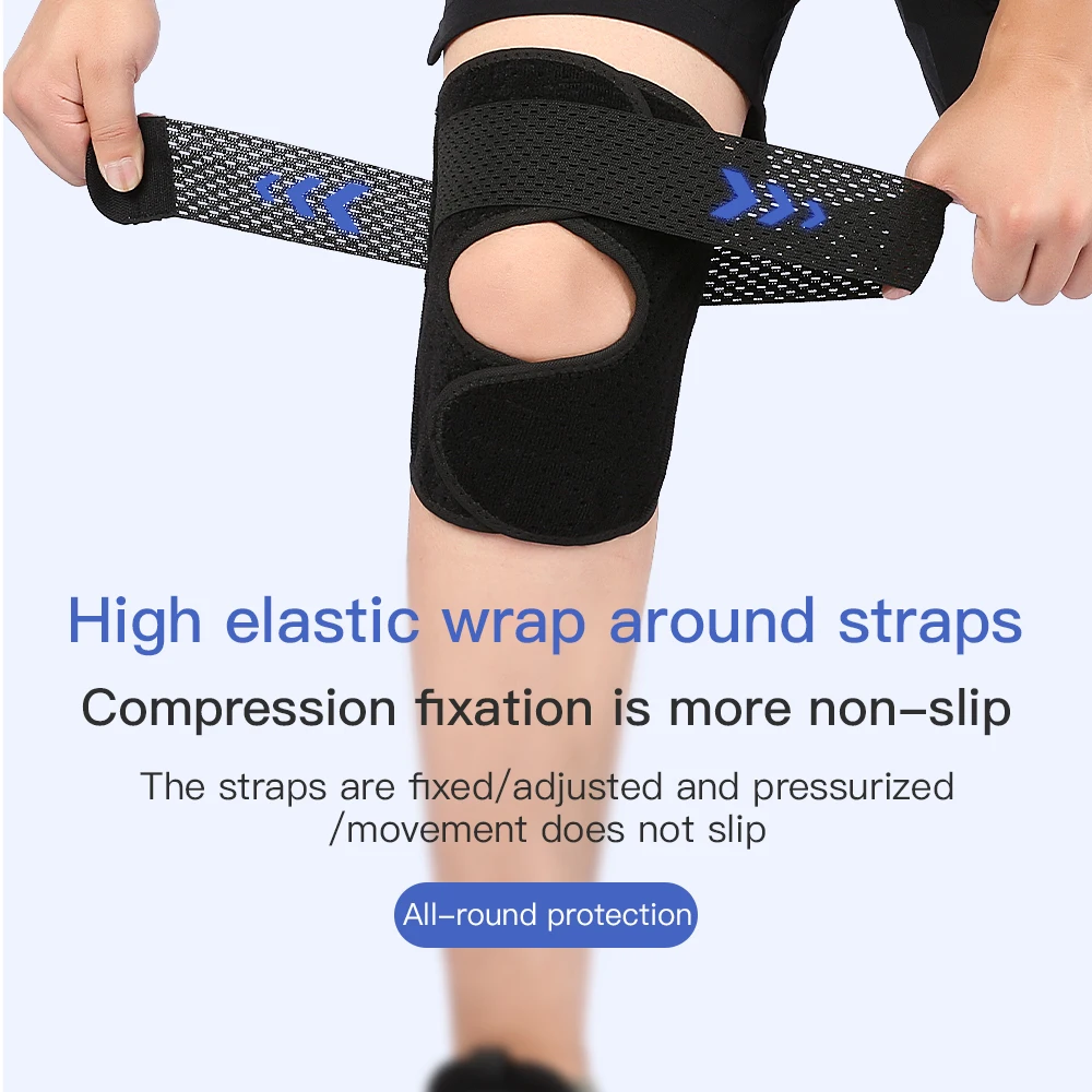 กีฬา Kneepad แรงดันยืดหยุ่นเข่า Pads เข่าสนับสนุนข้อต่อ Protector ฟิตเนสเกียร์การกู้คืนการบาดเจ็บ Brace Protector ลื่น