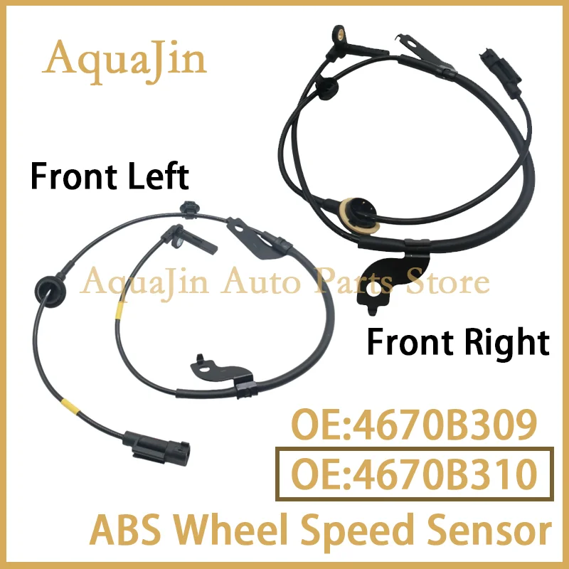 เซ็นเซอร์ความเร็ว ABS ล้อหน้าซ้ายขวา สำหรับรถยนต์มิตซูบิชิ อีคลipse ครอส เอาท์แลนเดอร์ สปอร์ต ASX ปี 2016~2024 2017 2018 4670B309 4670B310