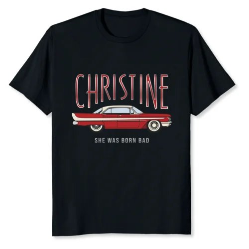 Новая ограниченная серия Кристин она родилась плохая классическая модель автомобиля футболка