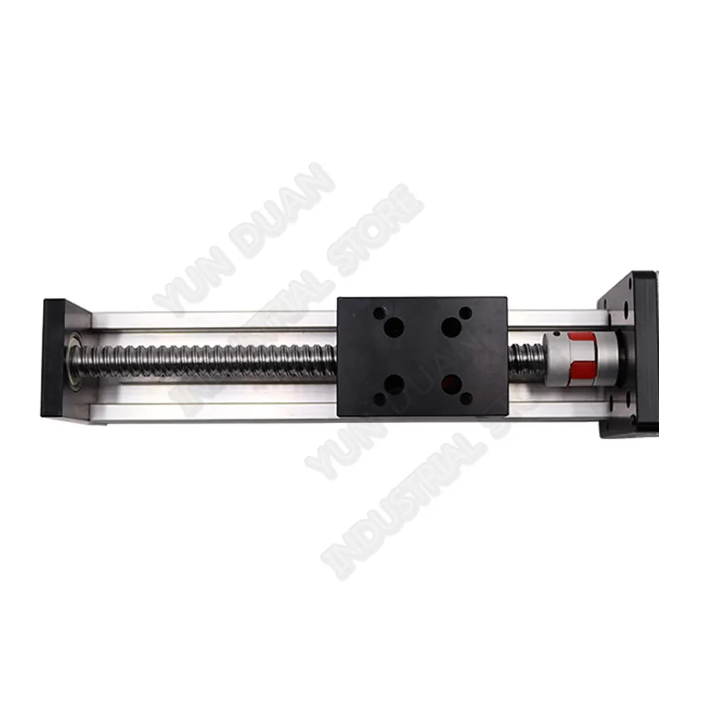 100mm~700mm Stroke Electric Mobile Sliding Table Module Rail SFU1605 Ballscrew Slide Cross Linear Stage Guide Platform CNC