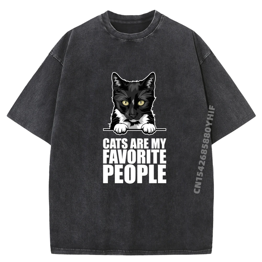 

Kittens Meow Paw Mens Designer Clothes Streetwear Tshirt Men Big And Tall Loose Washed T Shirt Mens T-shirt