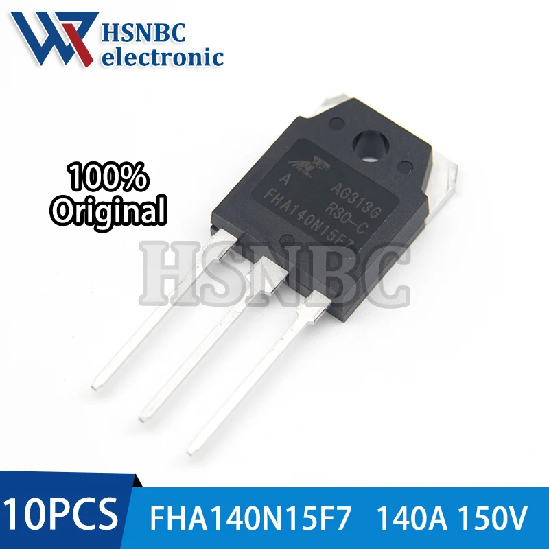 

10PCS FHA140N15F7 140N15F7 FHA140N15F7A TO-3P 150V 140A N-channel Power MOSFET Transistor 100% New Original