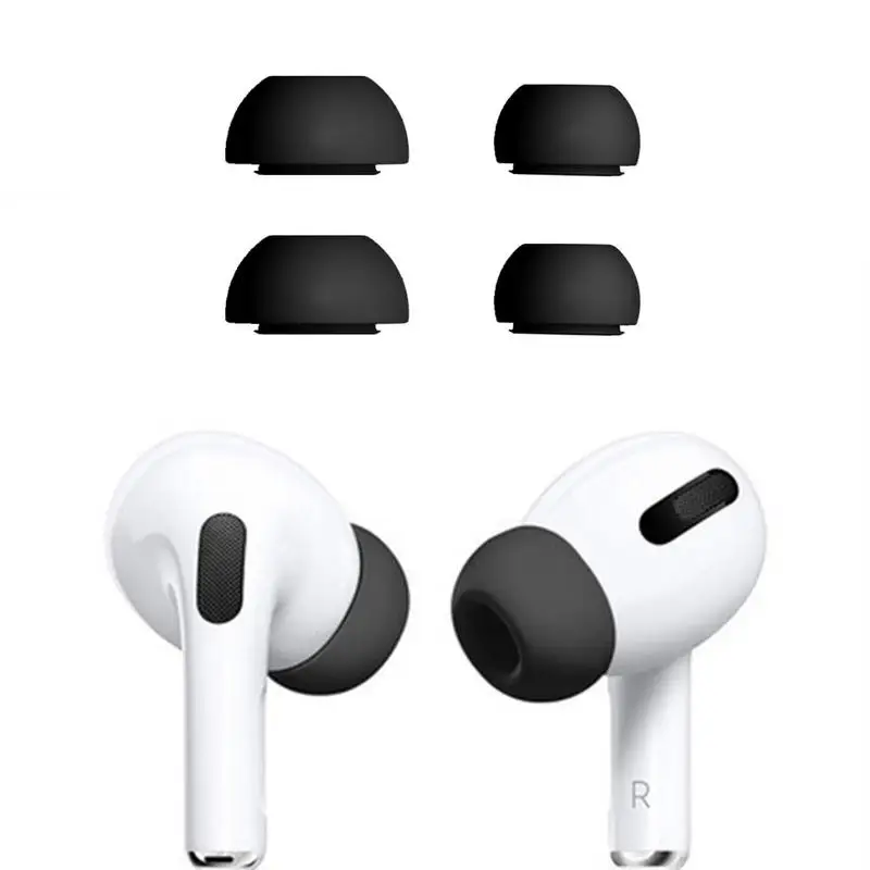 Soft Silicone Earbuds Earphone Tips Earplug Cover for AppleAirpods Pro L/M/S Size Reducing Noise In-Ear Eartips Accessories