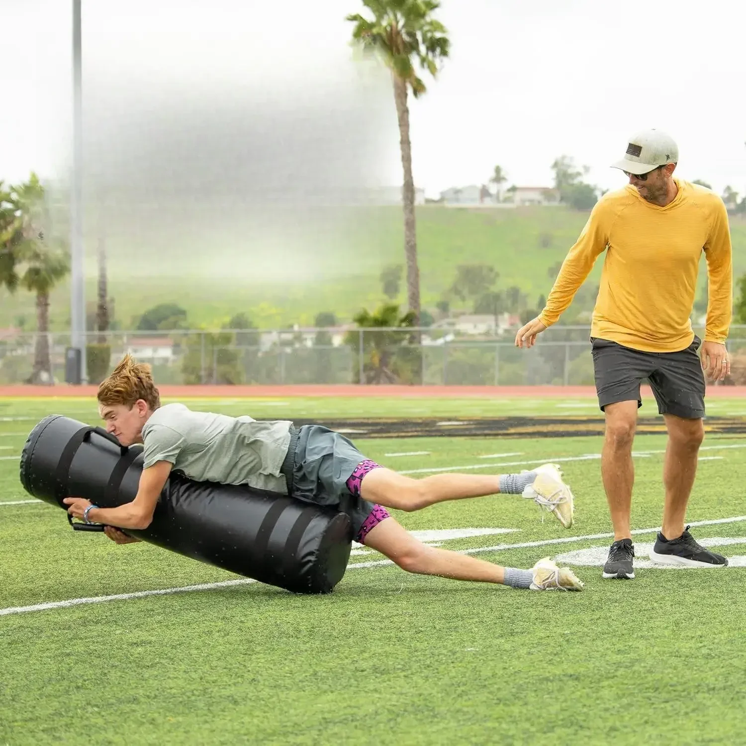 Boneka Latihan Tugas Berat – Peralatan Latihan untuk Remaja & Latihan Perguruan Tinggi – Bantalan Penahan XL 4 kaki untuk Olahraga & Bela Diri