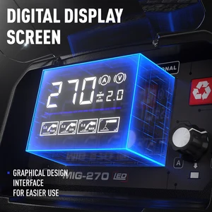 Semi-automatic welding Andeli-machine Mig, Mig Lift, Tig ARC, gas welding inverter or Gasless, Synergy Multiprocess Welders Mig 12 Main Sales Machine Welding Inverter - №9