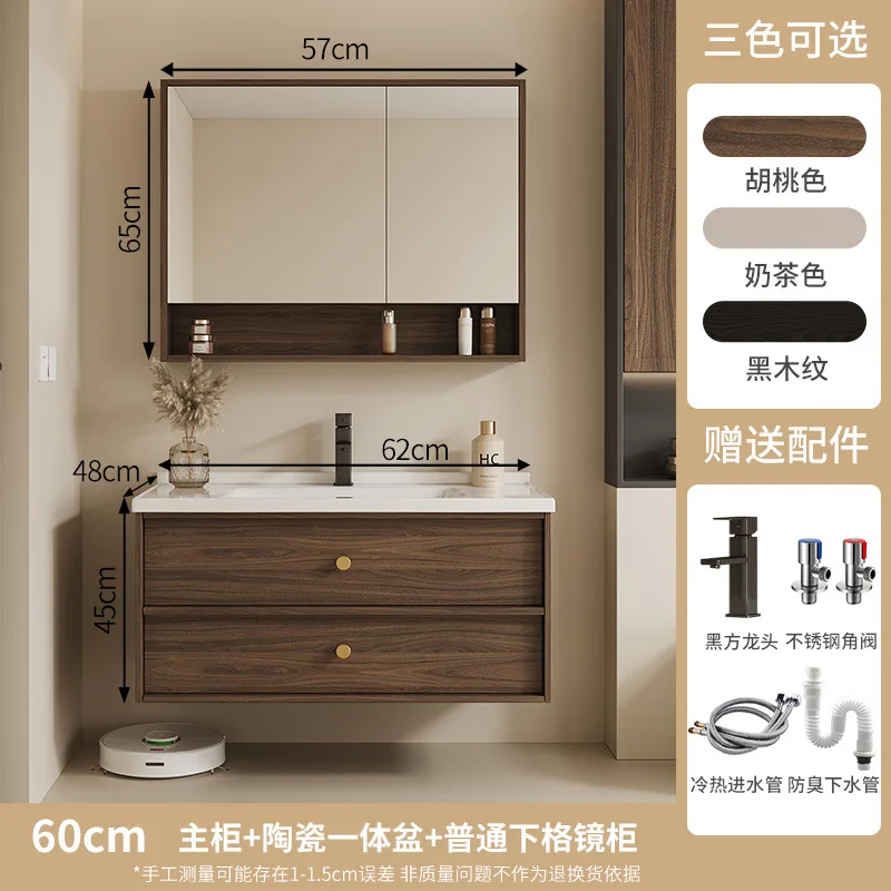 Medieval style bathroom cabinet combination ceramic integrated basin toilet washstand hand washbasin cabinet bathroom