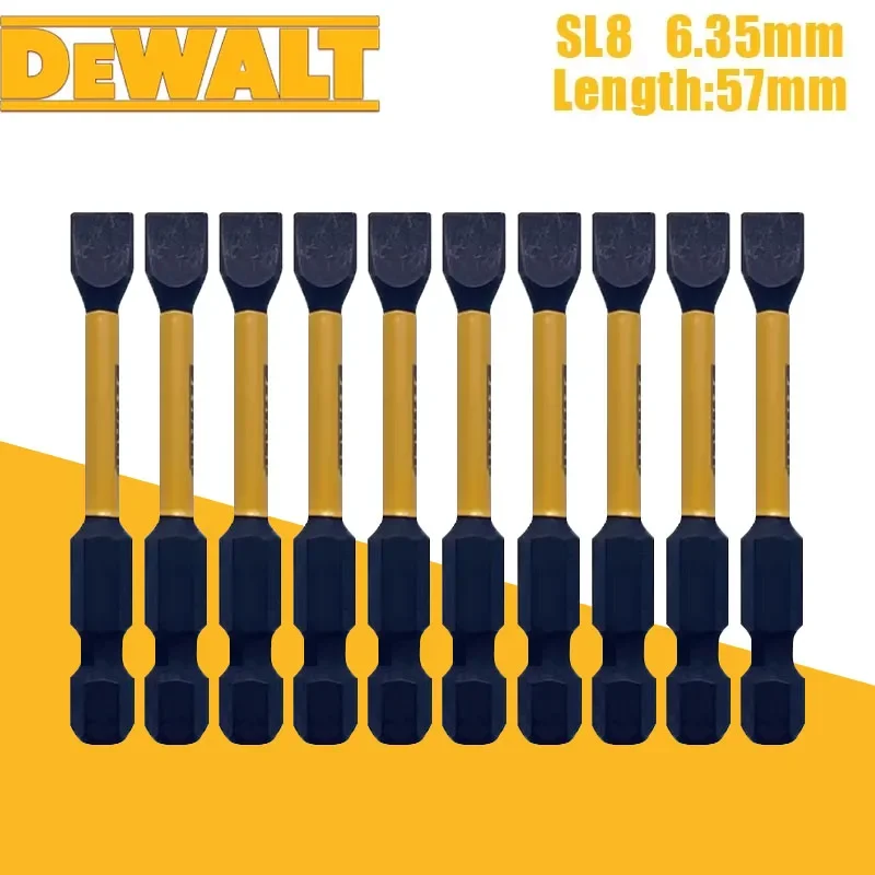 DEWALT PH2 SL8 Impact Driver Bits Set High-Speed Steel Pivoting Bit Holder Extend Sleeve Hex Shank Carpentry Parts Tools