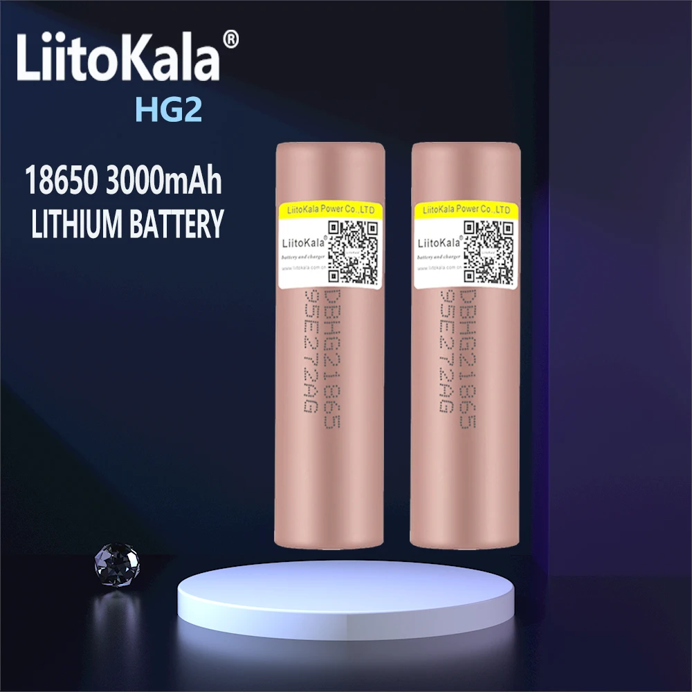 Liitokala nowy akumulator HG2 18650 3000mAh 3.6V rozładowanie 30A dedykowany akumulator