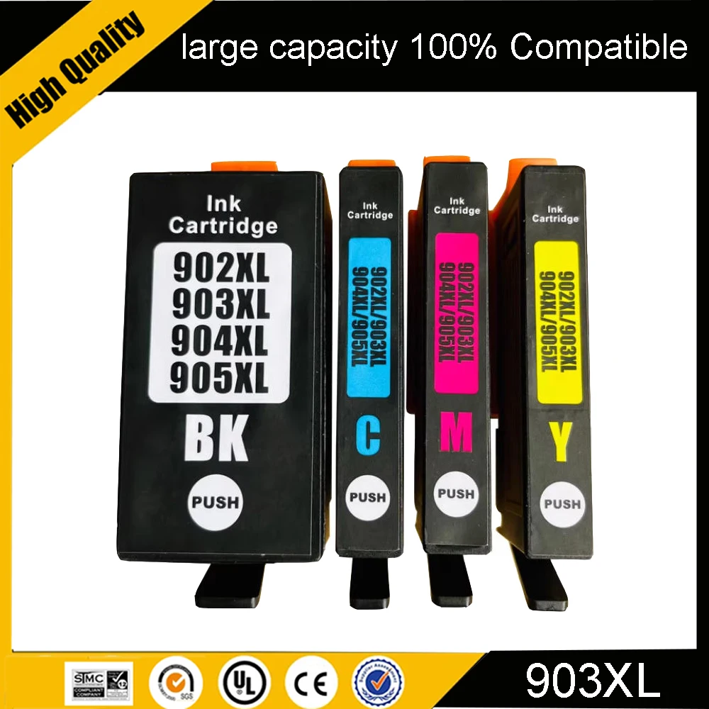 

903 903XL Ink Cartridge For HP 903XL 903 XL Compatible For HP903 Officejet Pro 6950 6960 6961 6963 6964 6965 6966 Printer