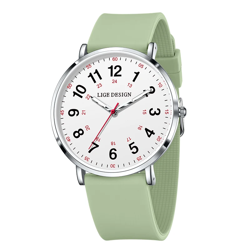 green white