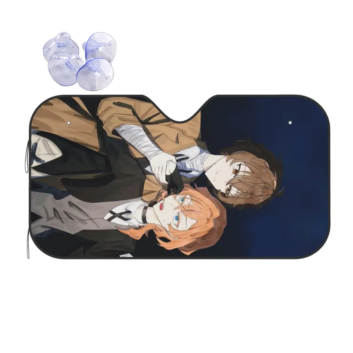 

Bungou Stray Dogs Wan аниме Dazai и Chuuya солнцезащитный козырек ветровое стекло автомобиля переднее лобовое стекло окно солнцезащитный козырек аксессуары чехлы