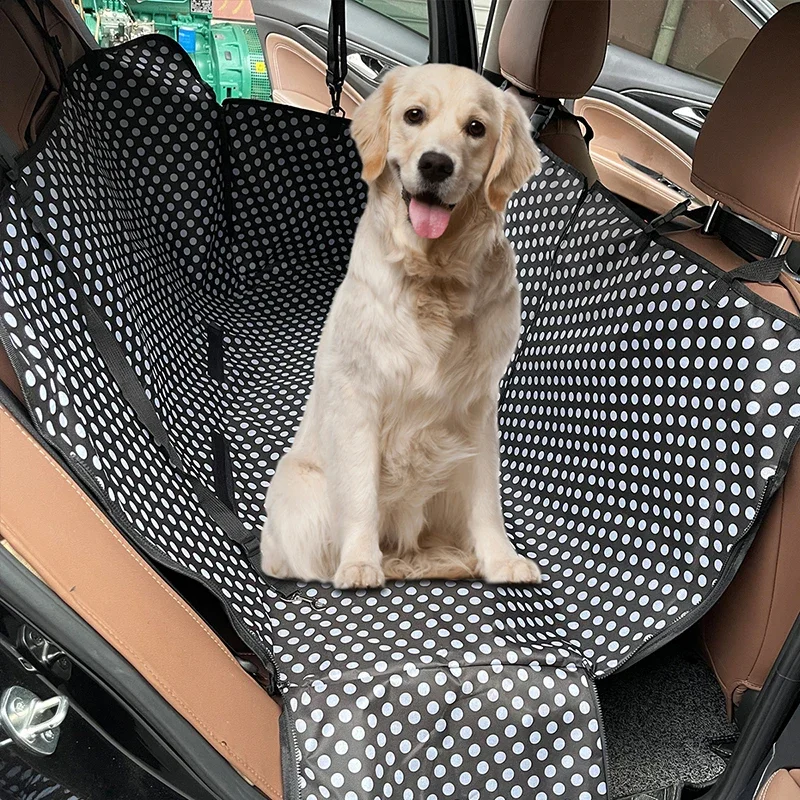 Dog Carriers Waterproof Rear Back Pet Dog Car Seat Cover Mats Hammock Protector with Safety Belt Transportin Perro