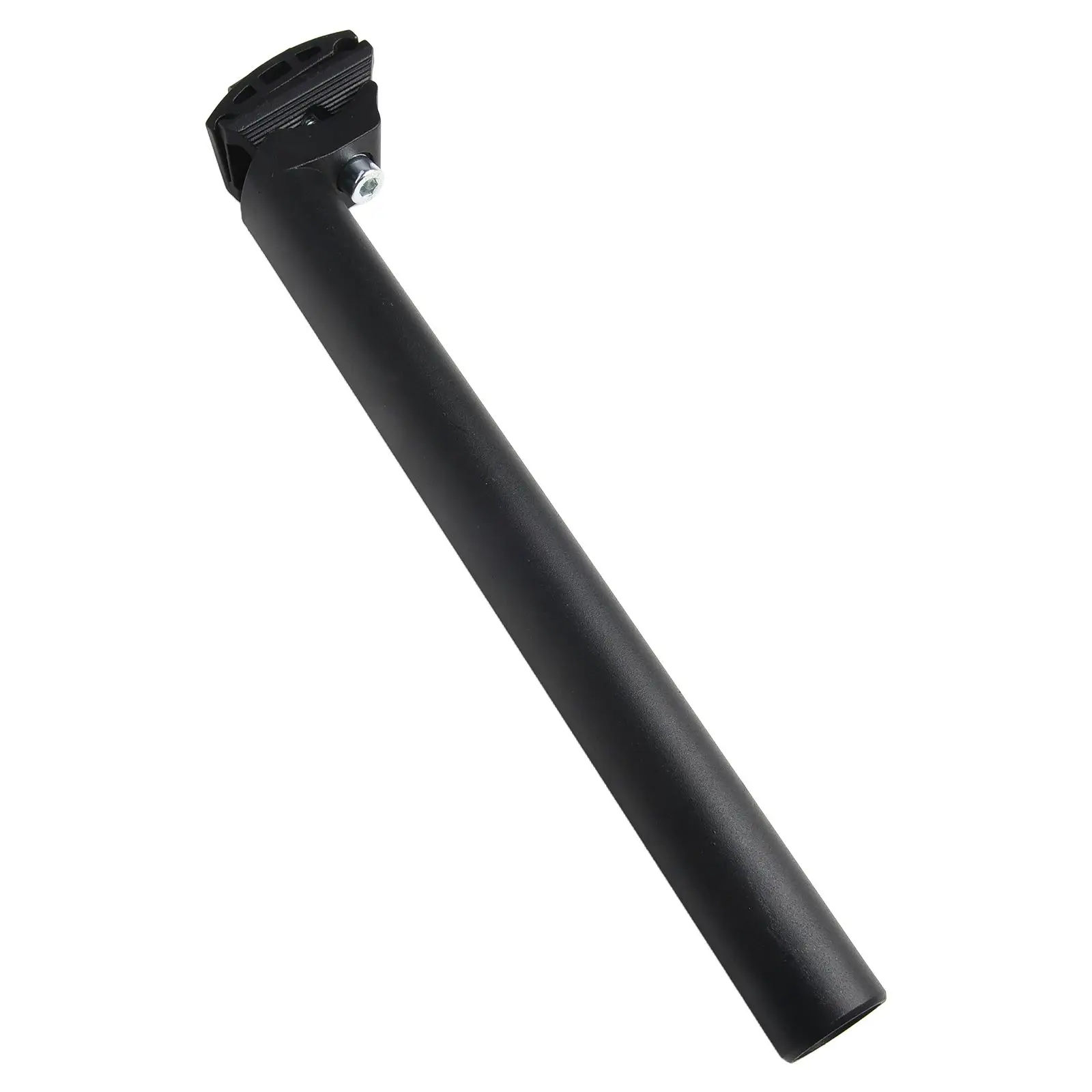 

Bike Maintenance Mountain Bike Seatpost Double-pin Seatpost Light In Weight Not Easy To Deform Glossy Black Finish