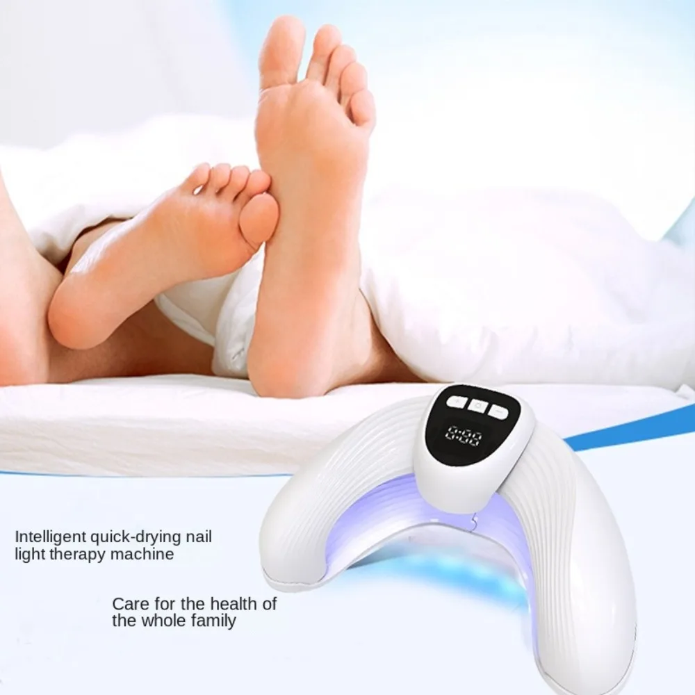 

UV Led Nail Art Lamp with Display Auto On and 3 Timer Nail Fungal Light Adjustable Fingernail Fungus Treat