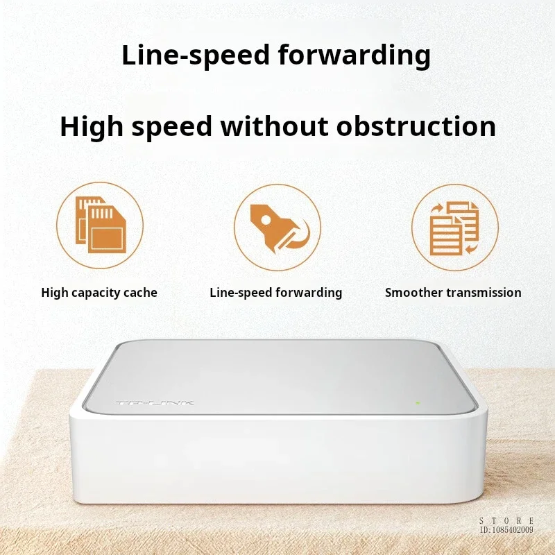 TP-LINK 5-Port-Gigabit-Switch 1000 Mbit/s Netzwerkkabel Netzwerk-Splitter Home Dormitory Splitter Mini Plug and Play TL-SG1005+