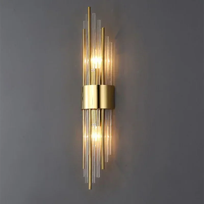 

Modern Luxury Wall Lamp Modern LED Gold Wall Light Indoor Lighting Wall Sconce Home Decor For Living Room Bedroom Bedside Stairs