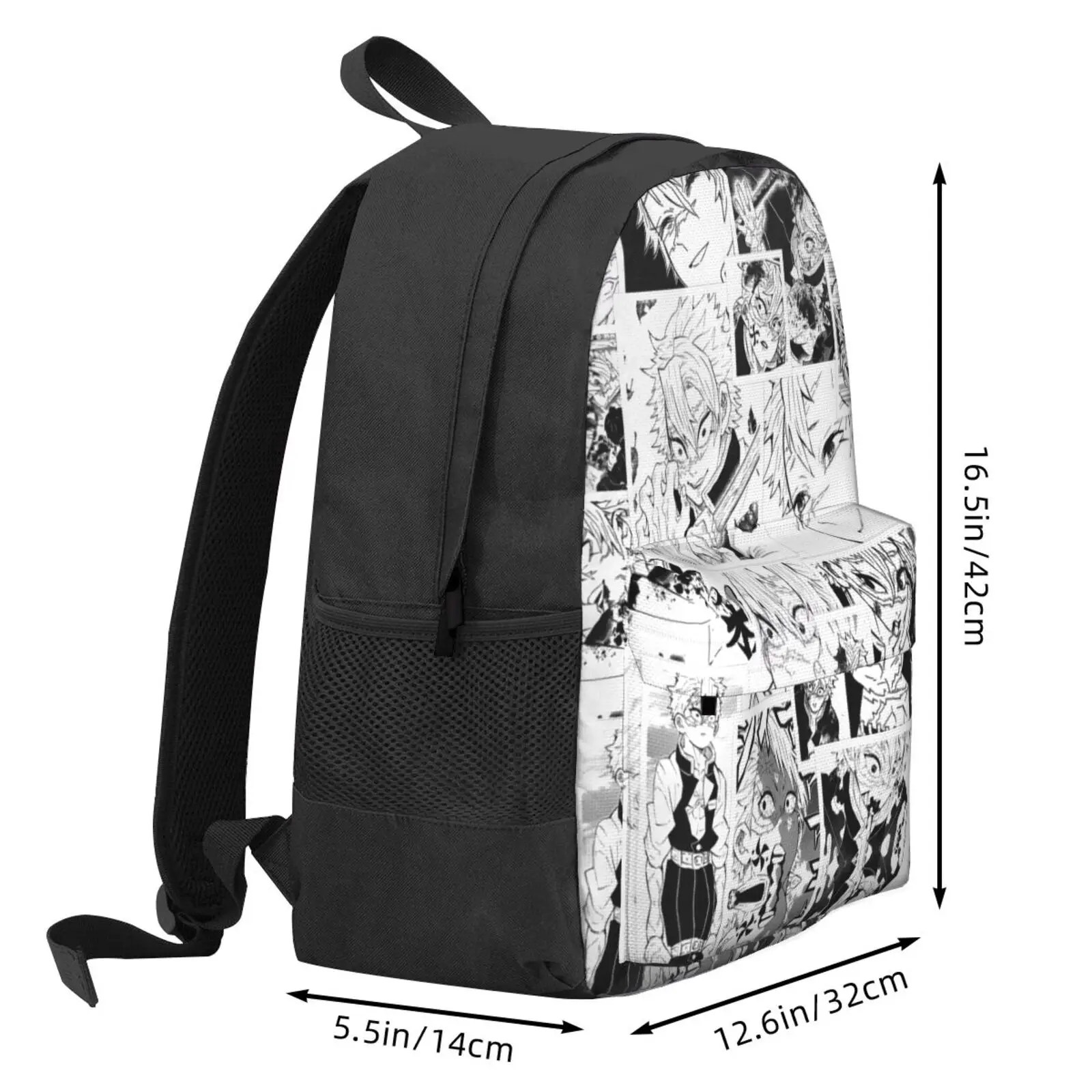 Sanemi Collage Hot Sale Schoolbag Backpack Fashion Bags Manga Character Collage Kimestu No Yaiba Demon Anime Kny Sanemi Sanemi