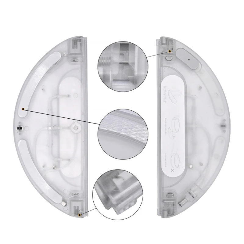 Комплект тряпок для швабры для резервуара для воды для Xiaomi Dreame D9 D9 Pro D9 Max D9 Plus L10 L10 Pro L9, запасные части для подметального робота-пылесоса