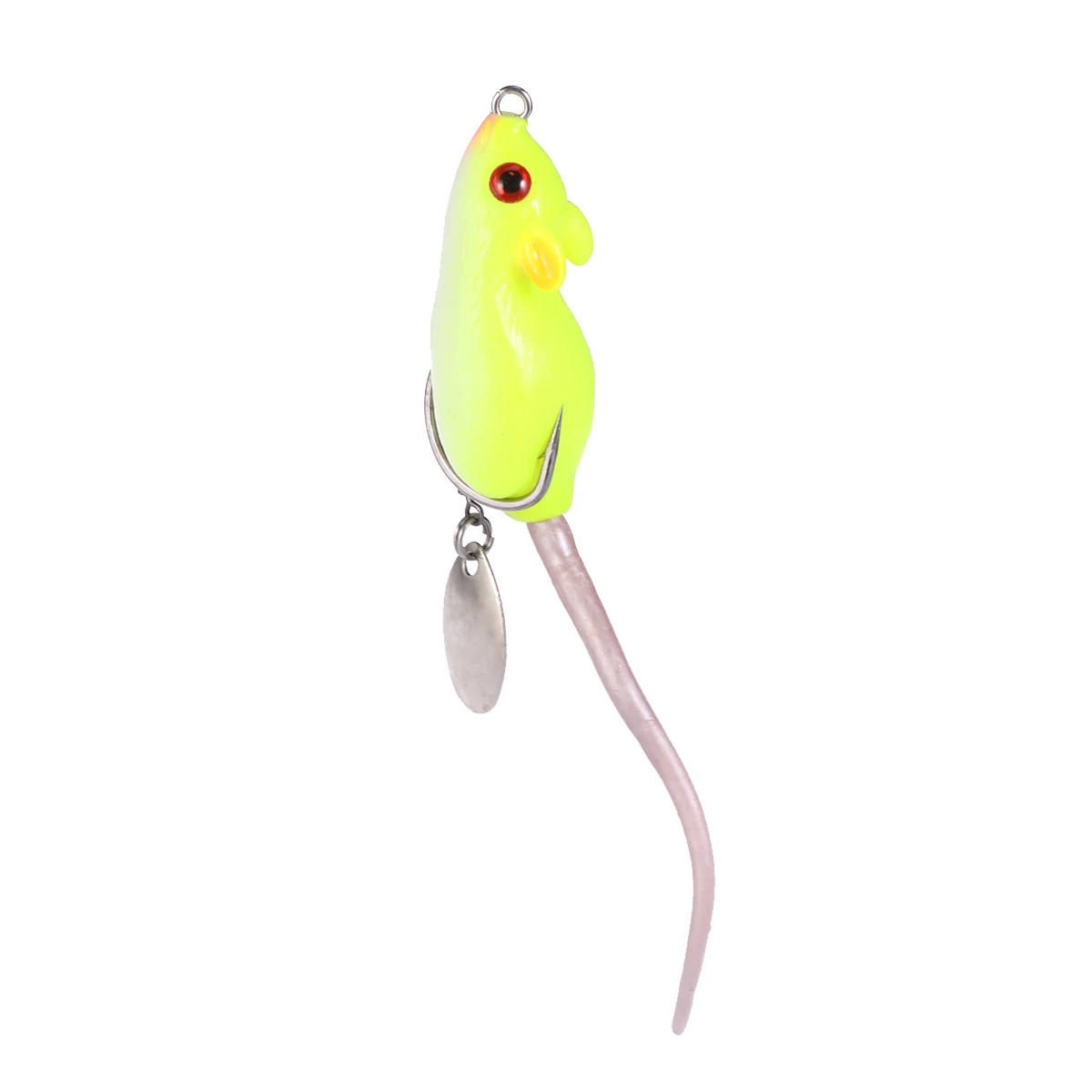 

Bionic Fishing Lure Rat Bait Topwater Thunder Frog Freshwater Mouse Eyes 3D Design Double Barb Hooks Brilliant Color Easy Use