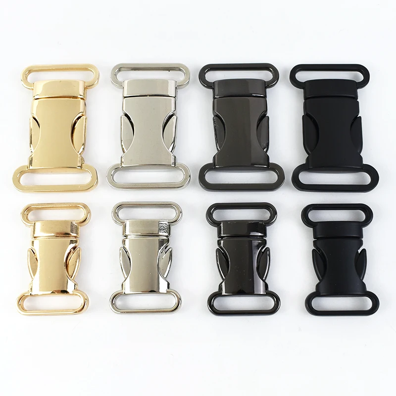 2pcs/4pcs In Metallo Fibbie Per Cinture 20 millimetri 25 millimetri di Clip A Scatto Chiusura Fibbia per Borse Cinture di Abbigliamento FAI DA TE