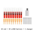 red and 1 charger