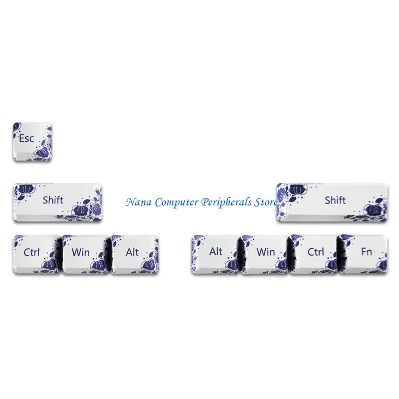 F68C 10-Key Dye Sublimation PBT Keycap Chinese OEM SHIFT ESC Supplement