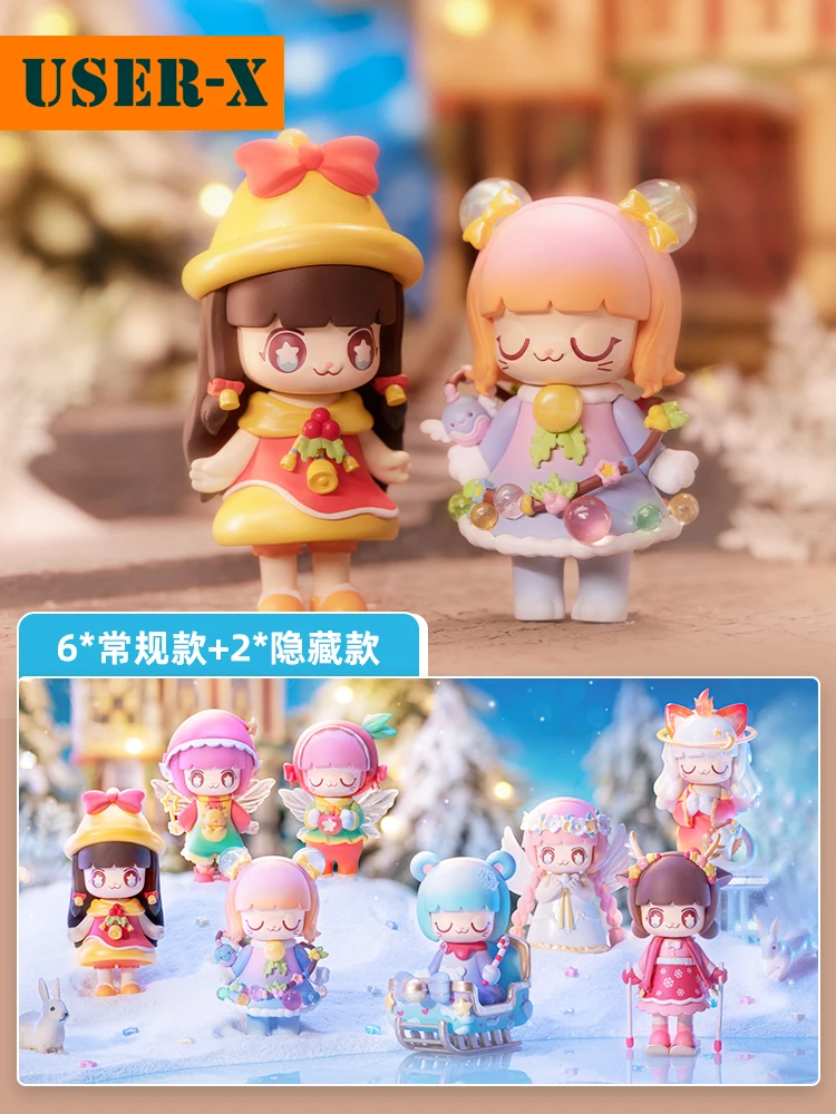 USER-X Kimmy Miki Wonderful Wish Series Blind Box Kimmy&Miki Kawaii Anime Action Doll Figure Toy Cute Girl Birthday Gift