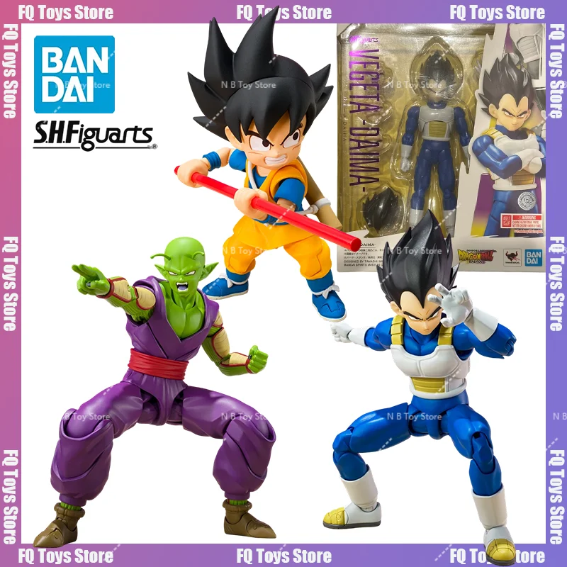 

In Stock Bandai Dragon Ball Z S.H.Figuarts SHF SSJ Super Saiyan Son Goku Mini Piccolo Daima Anime Action Figures Toys Models PVC