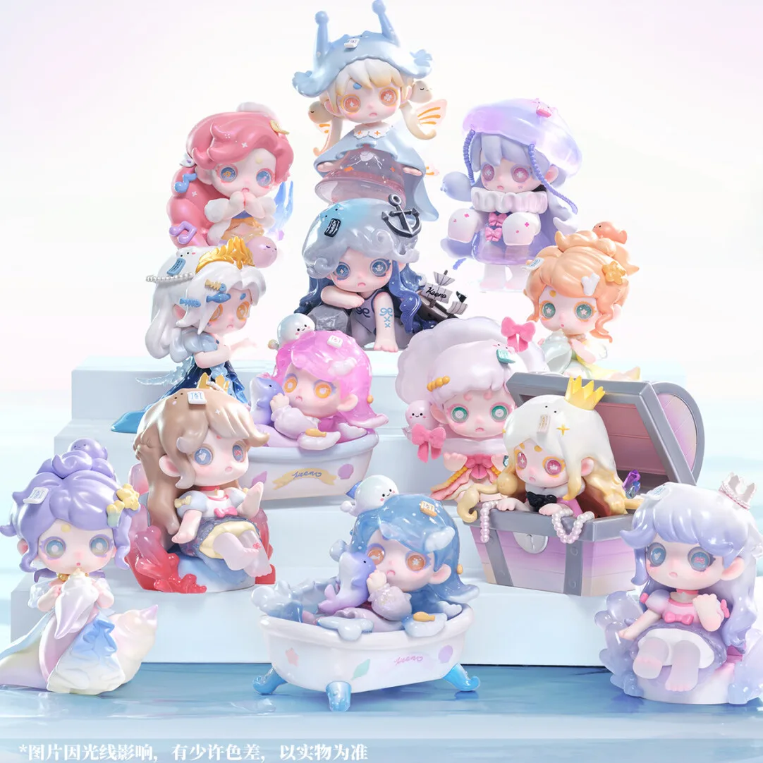 

New Ghost Keeno 3rd Generation Wishing for Sea Breeze Series Blind Box Trendy Desktop Ornament Collection Girl Gift