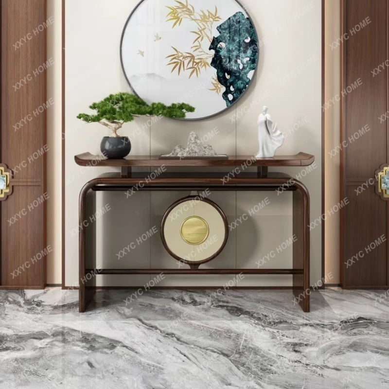 

Новый барный стол ML Ebony в китайском стиле, тумба для прихожей, современный декор для гостиной